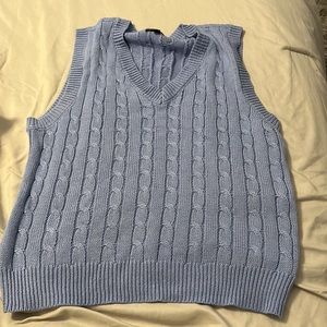 Knitted sweater tank